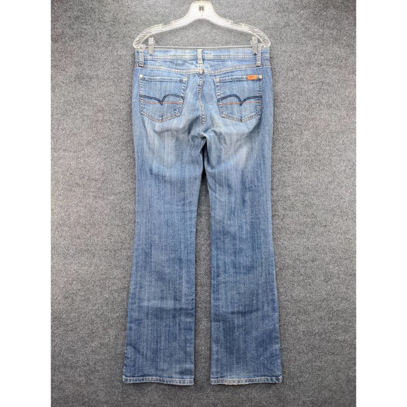 Womens Vertigo Paris Jeans Size 6 Blue Denim 16W 30.5 Inseam Decorated Pockets - Picture 2 of 10